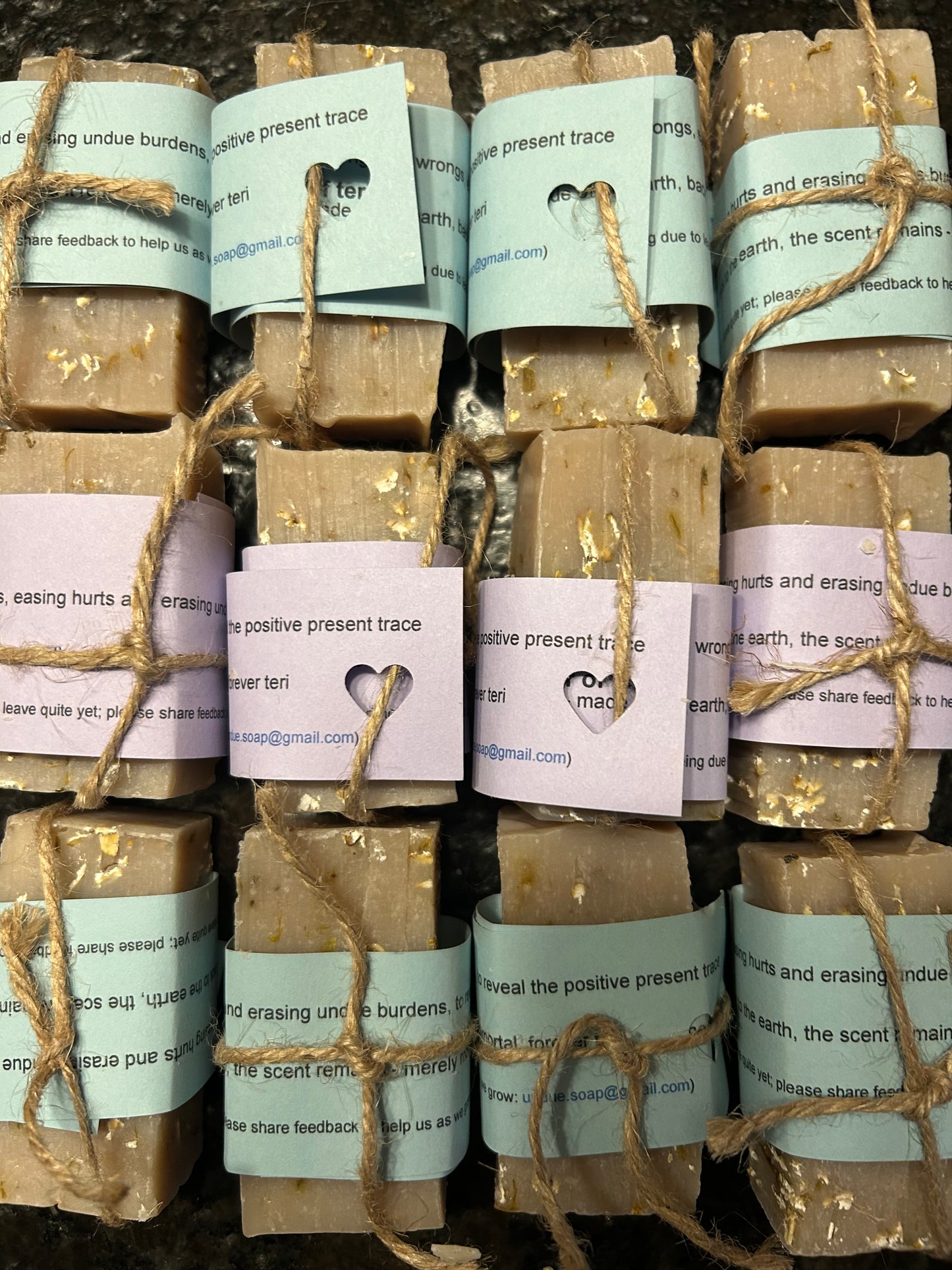 event favors: curated just for you - contact undue.soap@gmail.com