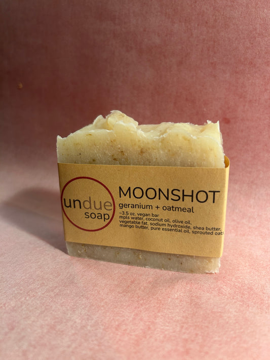 moonshot: geranium + oatmeal