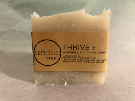 thrive + : rosemary, mint + oatmeal
